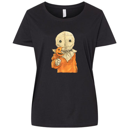 Ladies Curvy Jersey - 6JL22CJ1 - Blended Black - 1