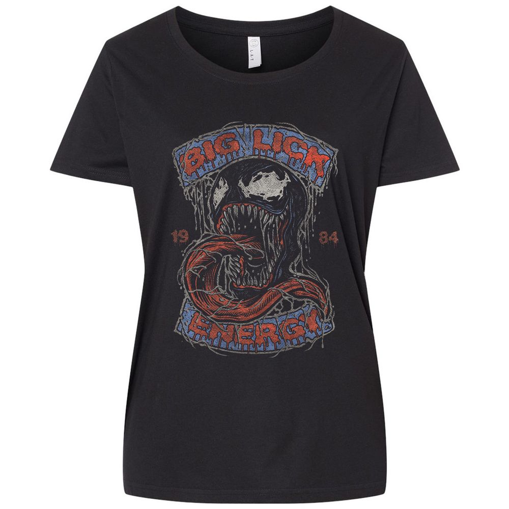 Ladies Curvy Jersey - LZG9XCEZ - Blended Black - 1