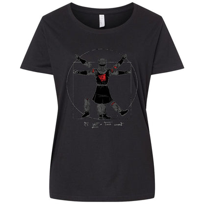 Ladies Curvy Jersey - KWQKVARN - Blended Black - 1