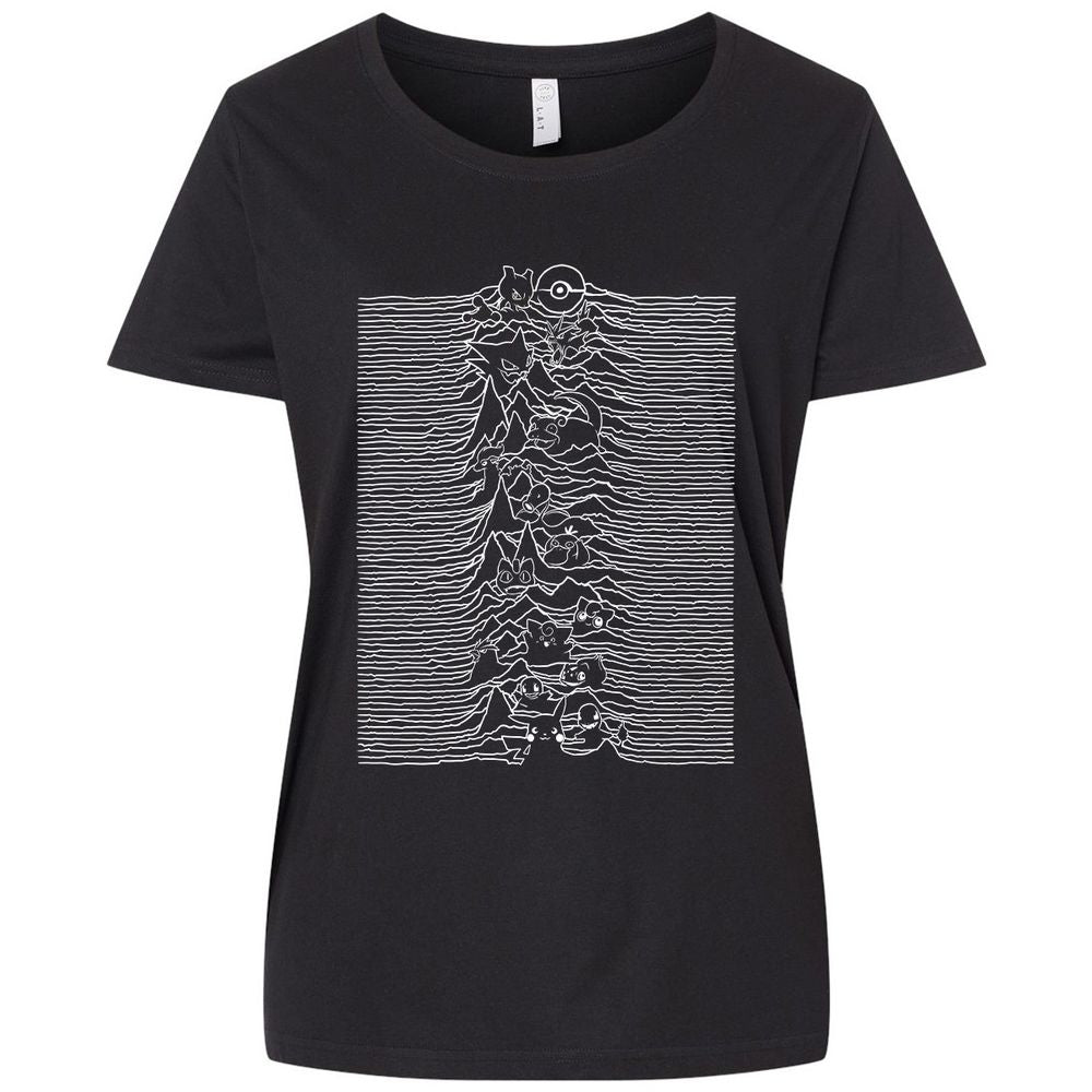 Ladies Curvy Jersey - GEQE73Y9 - Blended Black - 1