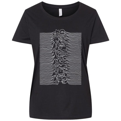 Ladies Curvy Jersey - GEQE73Y9 - Blended Black - 1