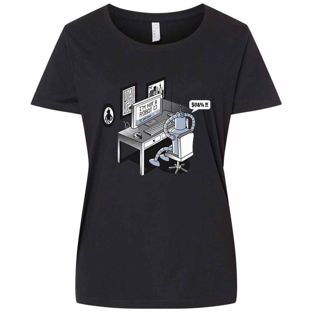 Ladies Curvy Jersey - 88WRUHHJ - Blended Black - 1