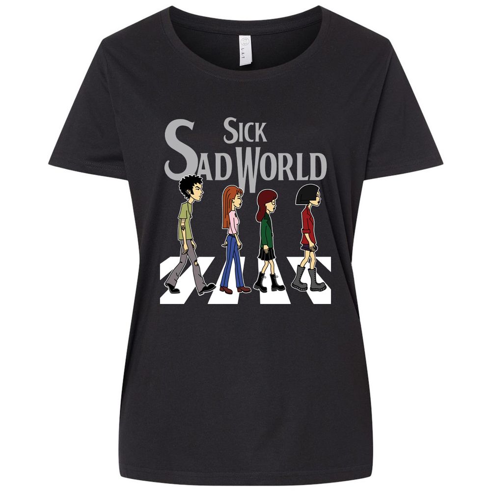 Ladies Curvy Jersey - SXDXLWVY - Blended Black - 1