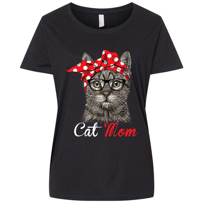 Ladies Curvy Jersey - 17TUHYF5 - Blended Black - 1