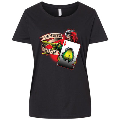 Ladies Curvy Jersey - WYU748Q3 - Blended Black - 1