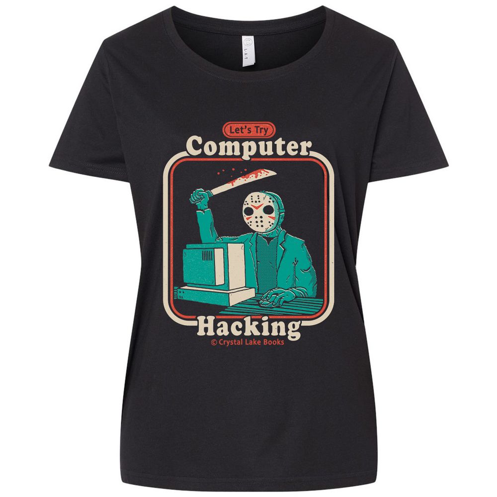 Ladies Curvy Jersey - NFM9V4Y7 - Blended Black - 1