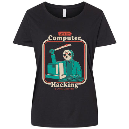 Ladies Curvy Jersey - NFM9V4Y7 - Blended Black - 1