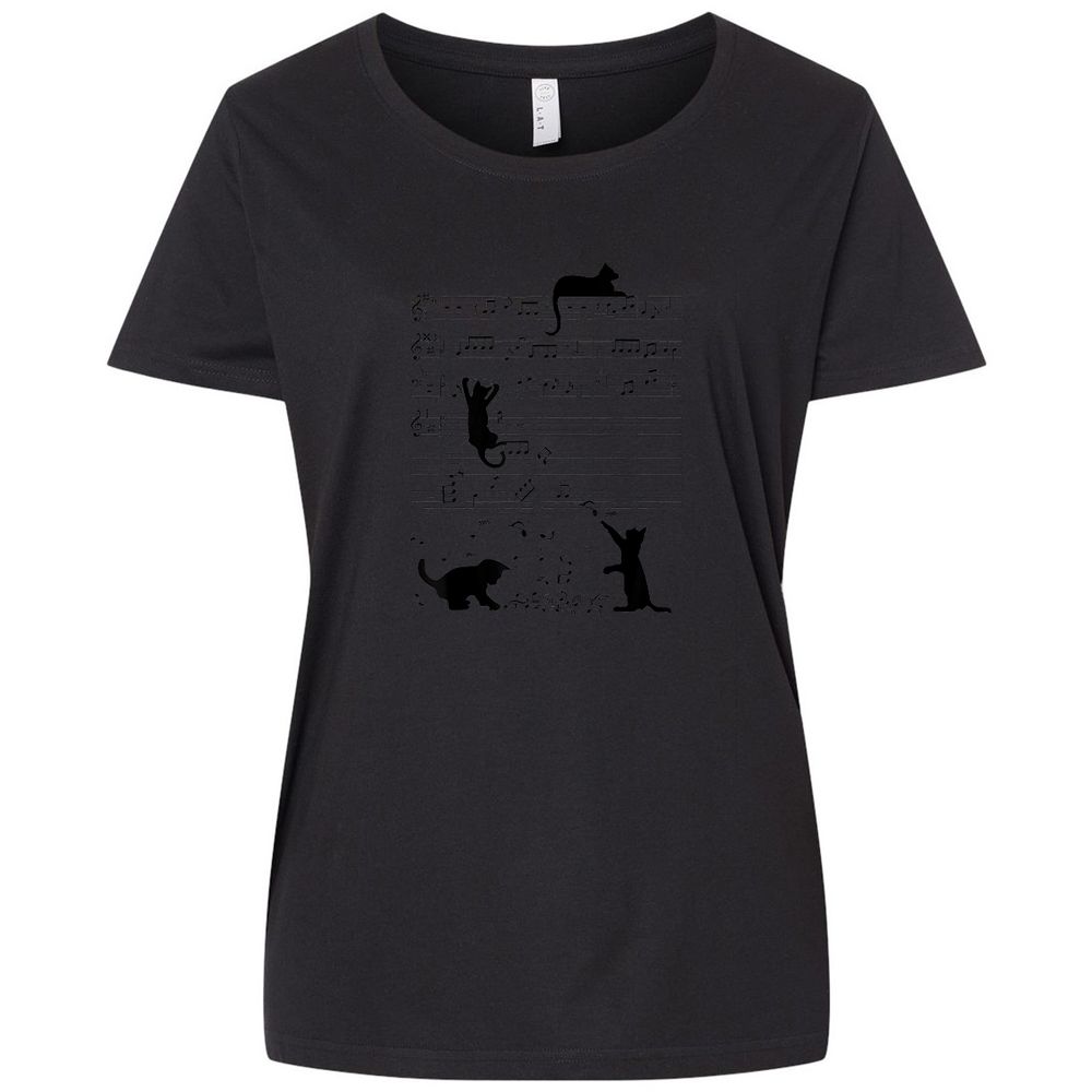 Ladies Curvy Jersey - TR1ZSB4T - Blended Black - 1