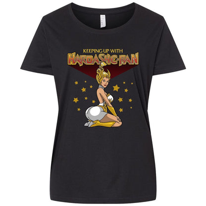 Ladies Curvy Jersey - 2FP63GV2 - Blended Black - 1