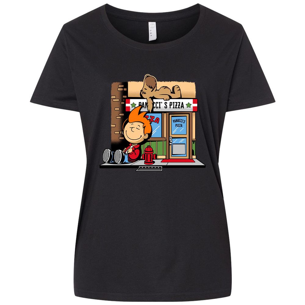 Ladies Curvy Jersey - 2KUY2PP4 - Blended Black - 1