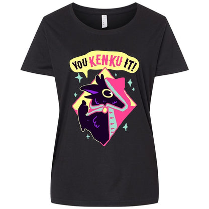 Ladies Curvy Jersey - CDLFPDVL - Blended Black - 1