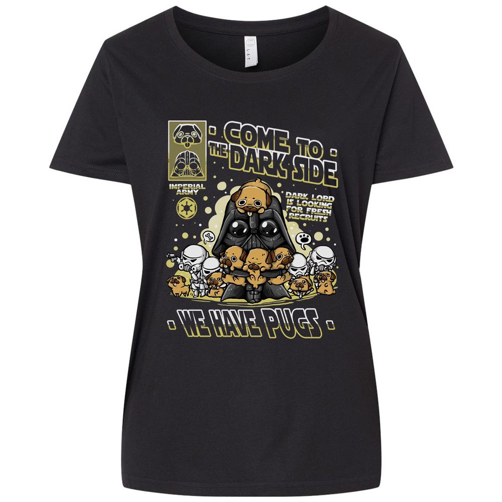 Ladies Curvy Jersey - DGL6QJTY - Blended Black - 1