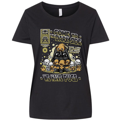 Ladies Curvy Jersey - DGL6QJTY - Blended Black - 1