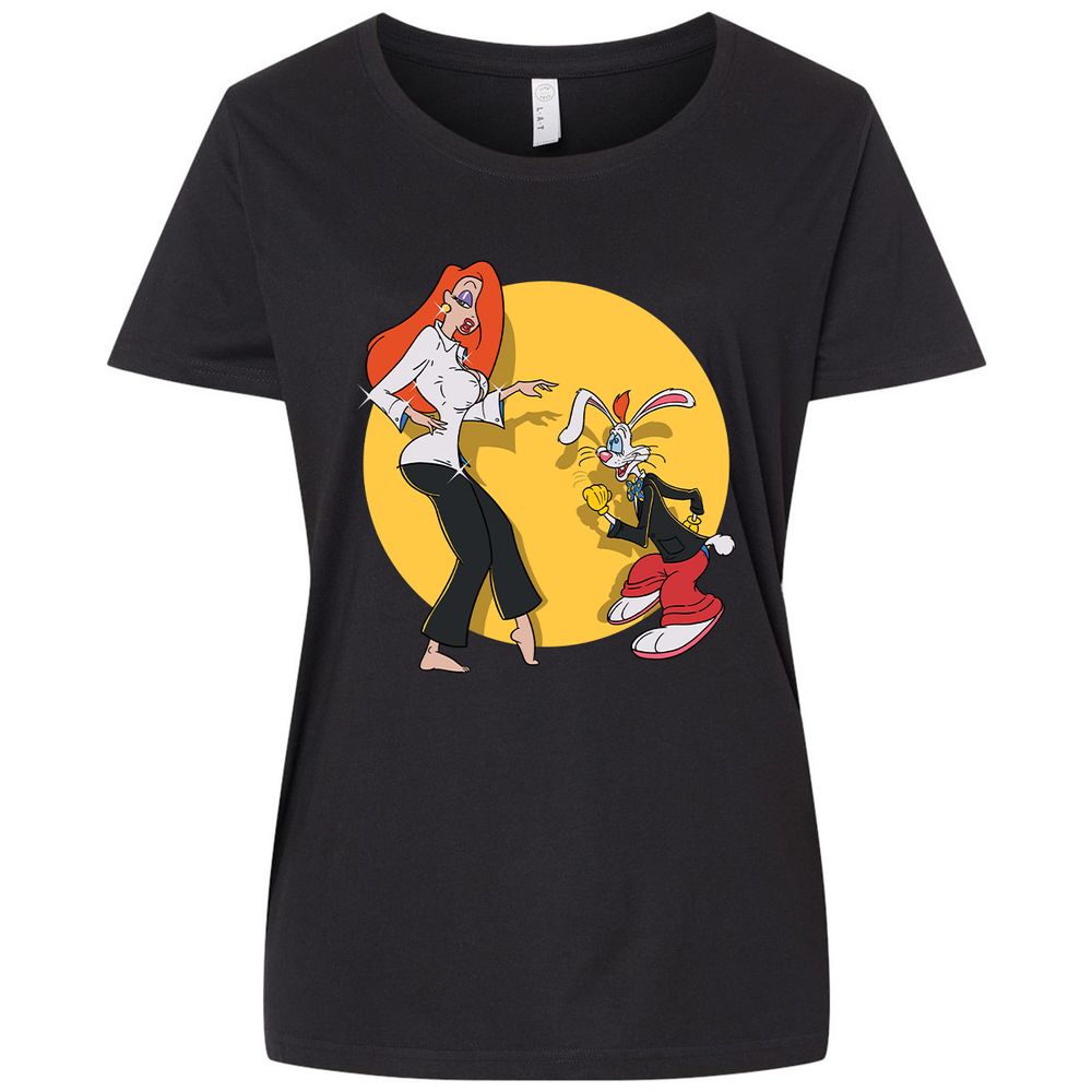 Ladies Curvy Jersey - WRUDJRZ3 - Blended Black - 1