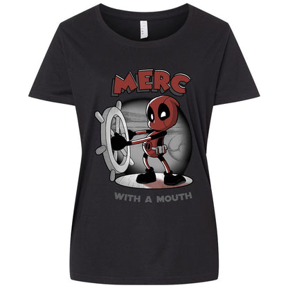 Ladies Curvy Jersey - YE6JK979 - Blended Black - 1