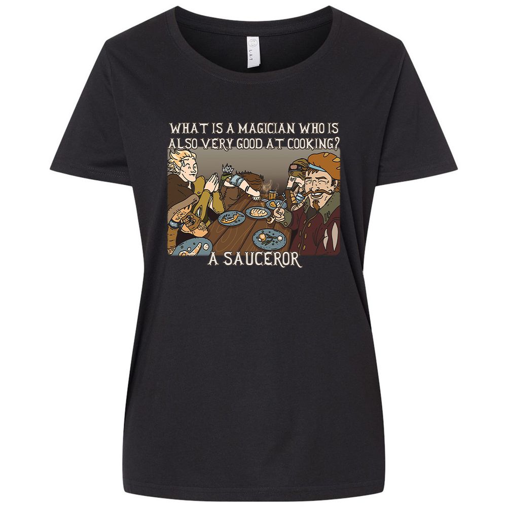 Ladies Curvy Jersey - J61UFFLL - Blended Black - 1