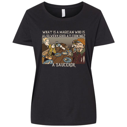 Ladies Curvy Jersey - J61UFFLL - Blended Black - 1