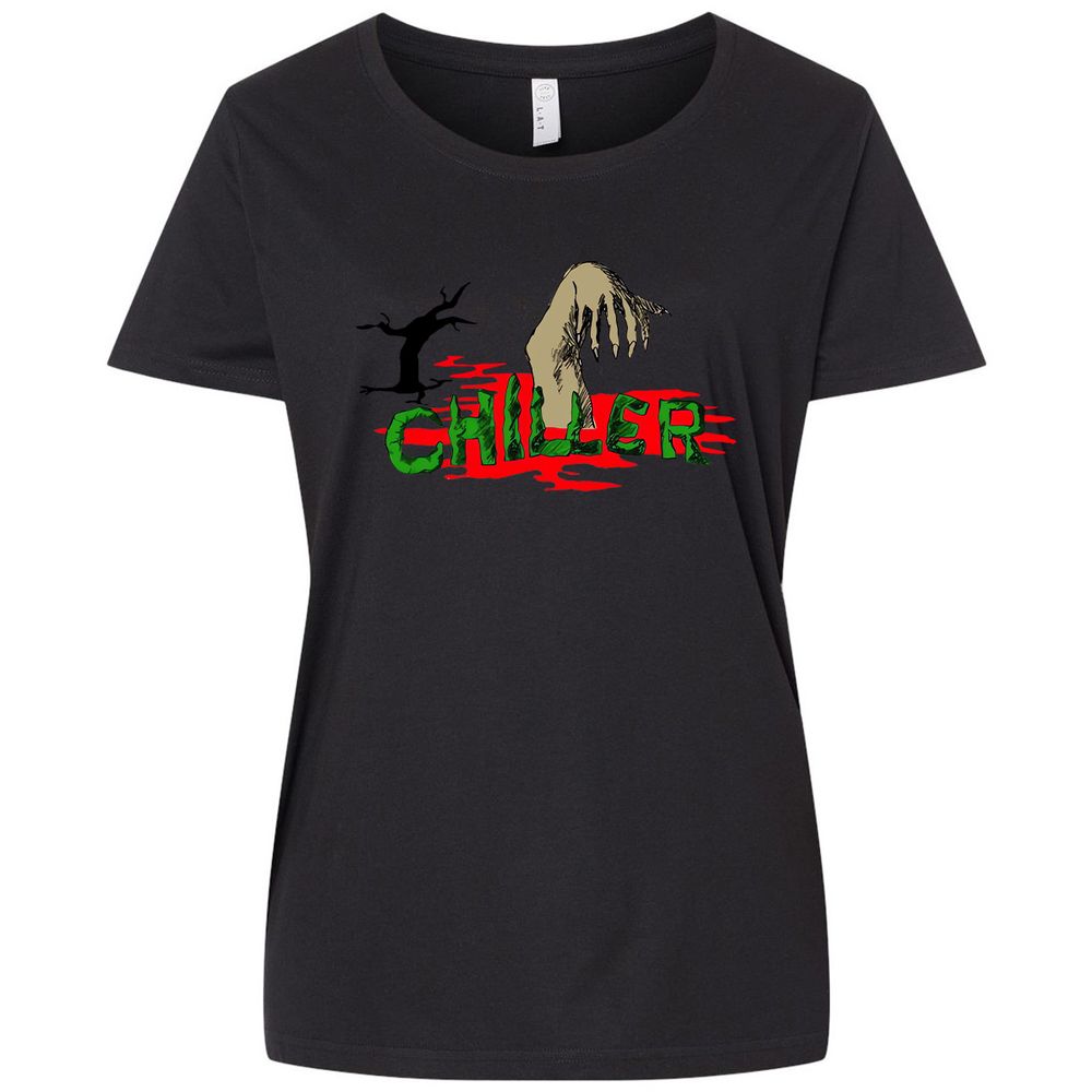 Ladies Curvy Jersey - 26YK6JHK - Blended Black - 1