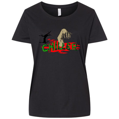 Ladies Curvy Jersey - 26YK6JHK - Blended Black - 1