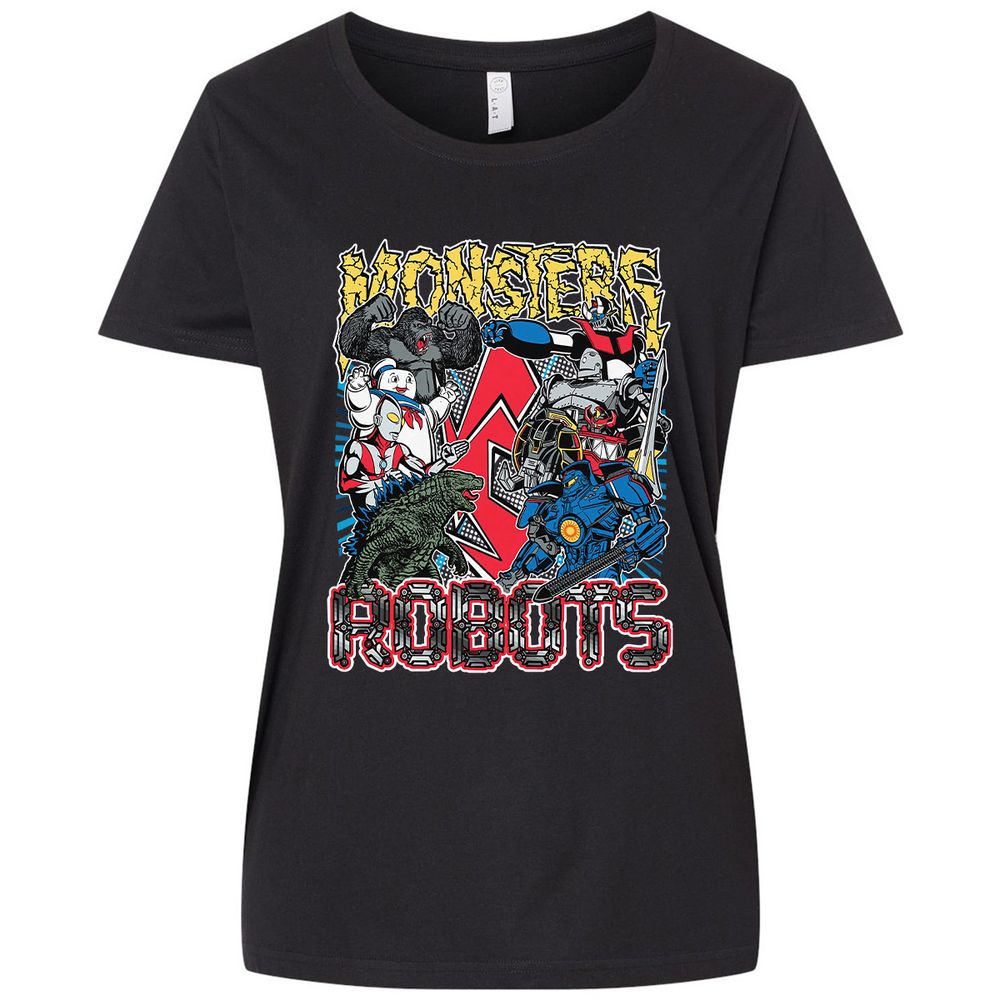 Ladies Curvy Jersey - JM8EM2L5 - Blended Black - 1