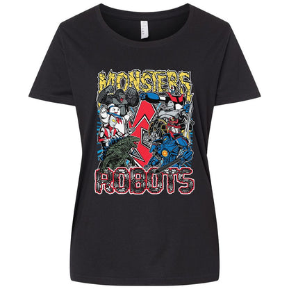 Ladies Curvy Jersey - JM8EM2L5 - Blended Black - 1