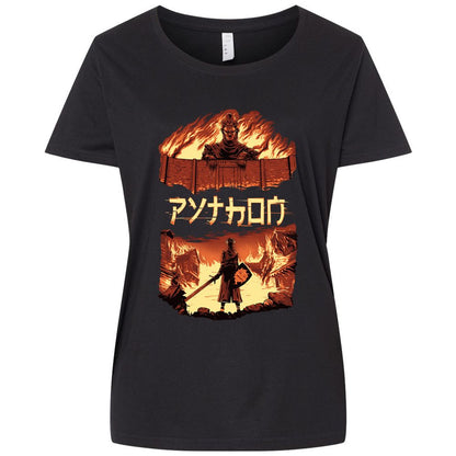 Ladies Curvy Jersey - V155SMJ9 - Blended Black - 1