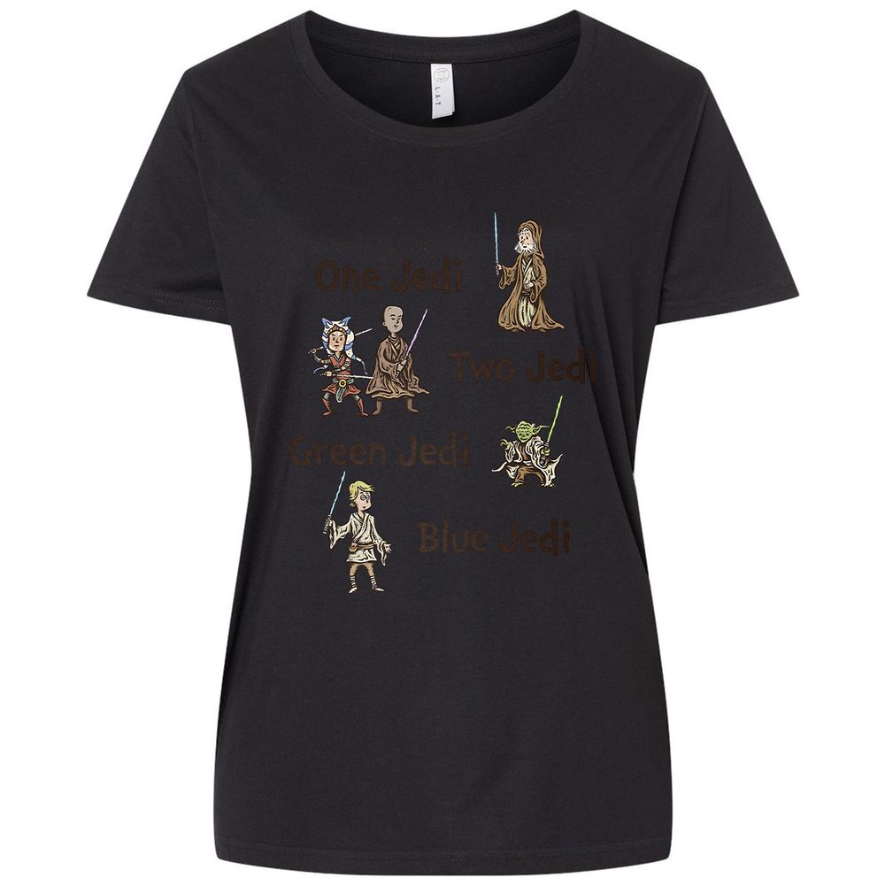 Ladies Curvy Jersey - 2RR7DS4E - Blended Black - 1