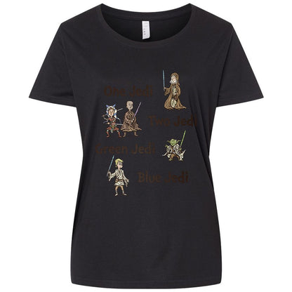 Ladies Curvy Jersey - 2RR7DS4E - Blended Black - 1