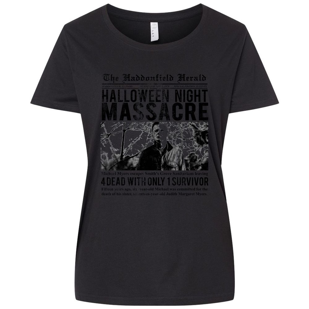 Ladies Curvy Jersey - 3WWWQW9Q - Blended Black - 1