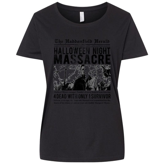 Ladies Curvy Jersey - 3WWWQW9Q - Blended Black - 1