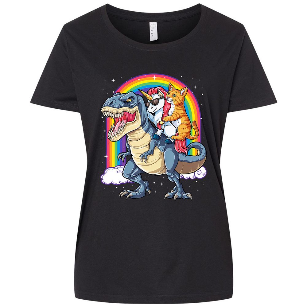 Ladies Curvy Jersey - H5BKFFFJ - Blended Black - 1