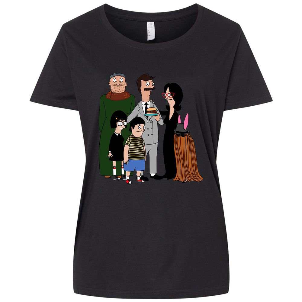 Ladies Curvy Jersey - Q2YSVAG3 - Blended Black - 1