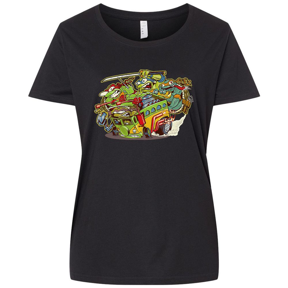 Ladies Curvy Jersey - CEEWEVWX - Blended Black - 1