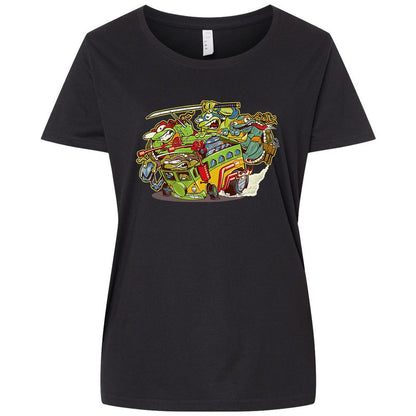 Ladies Curvy Jersey - CEEWEVWX - Blended Black - 1