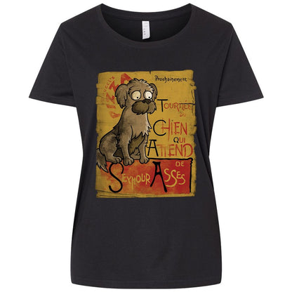 Ladies Curvy Jersey - 1KKCCT1G - Blended Black - 1