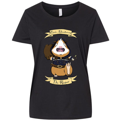 Ladies Curvy Jersey - JE6VPQRD - Blended Black - 1