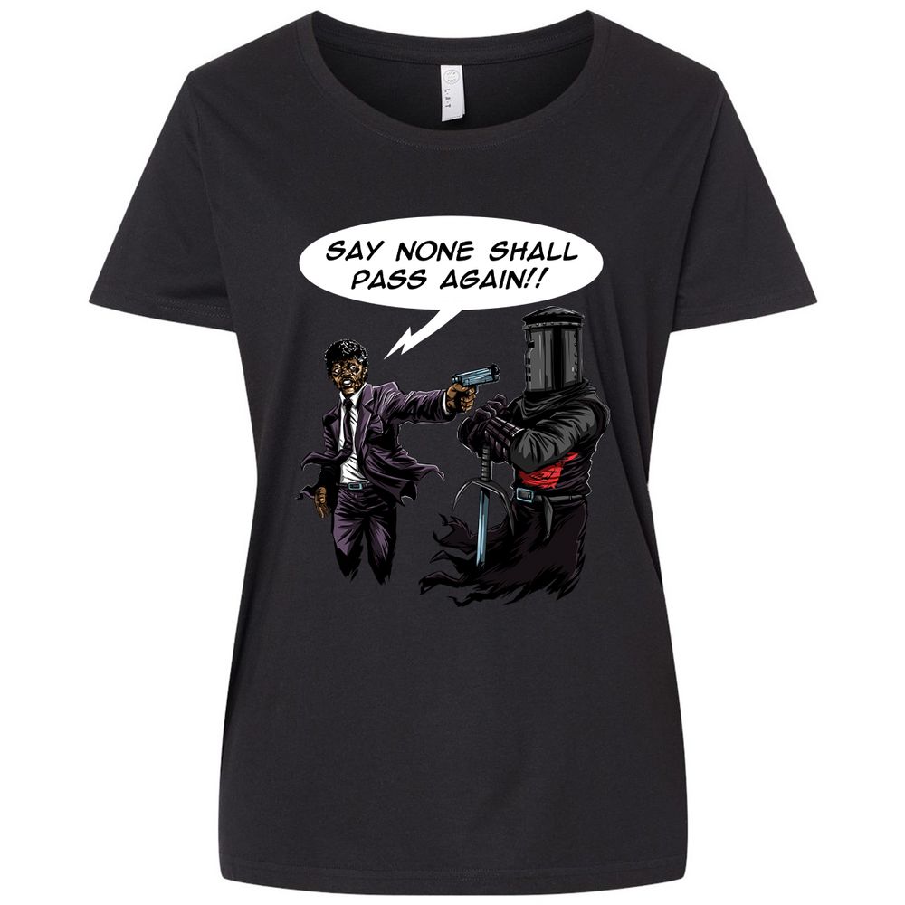 Ladies Curvy Jersey - HQ8ZL1X4 - Blended Black - 1