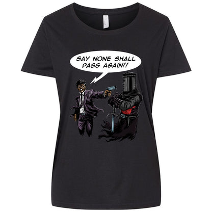 Ladies Curvy Jersey - HQ8ZL1X4 - Blended Black - 1