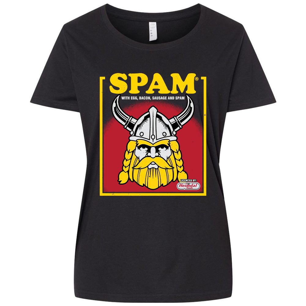 Ladies Curvy Jersey - 2LLQU6RK - Blended Black - 1