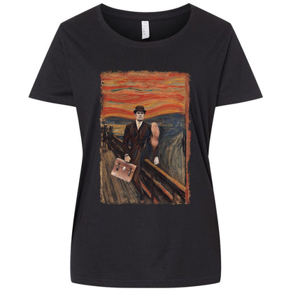 Ladies Curvy Jersey - G4DL6YJW - Blended Black - 1