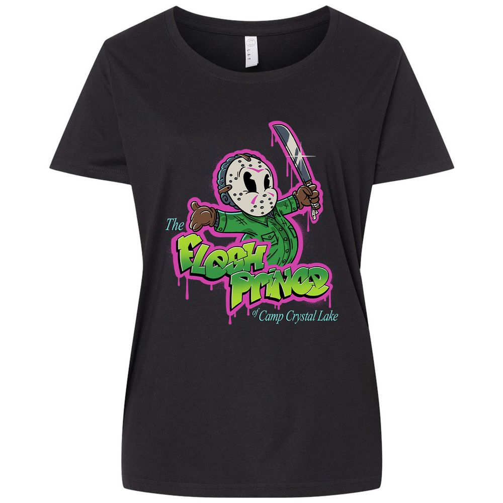 Ladies Curvy Jersey - 83S5R6C7 - Blended Black - 1