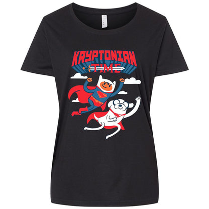 Ladies Curvy Jersey - 4YQ329E5 - Blended Black - 1