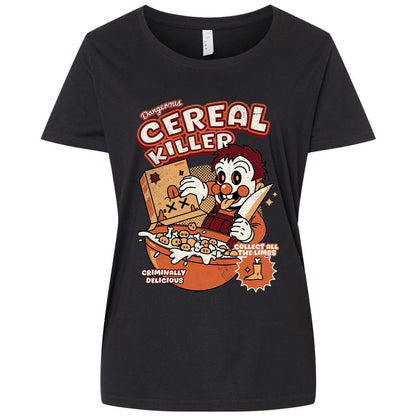 Ladies Curvy Jersey - 1V7FS5U6 - Blended Black - 1