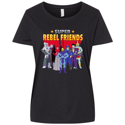 Ladies Curvy Jersey - H24S38JP - Blended Black - 1