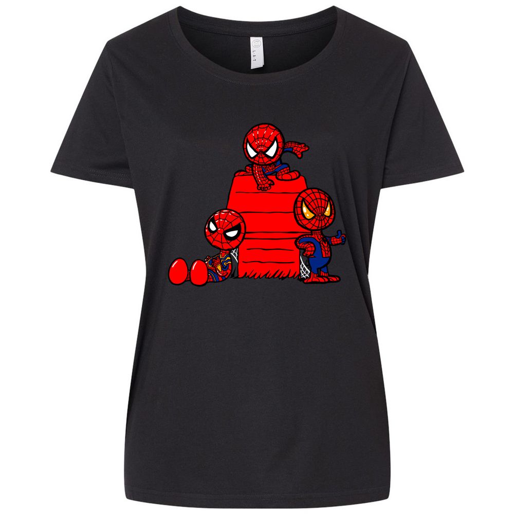 Ladies Curvy Jersey - UZCKVJYX - Blended Black - 1