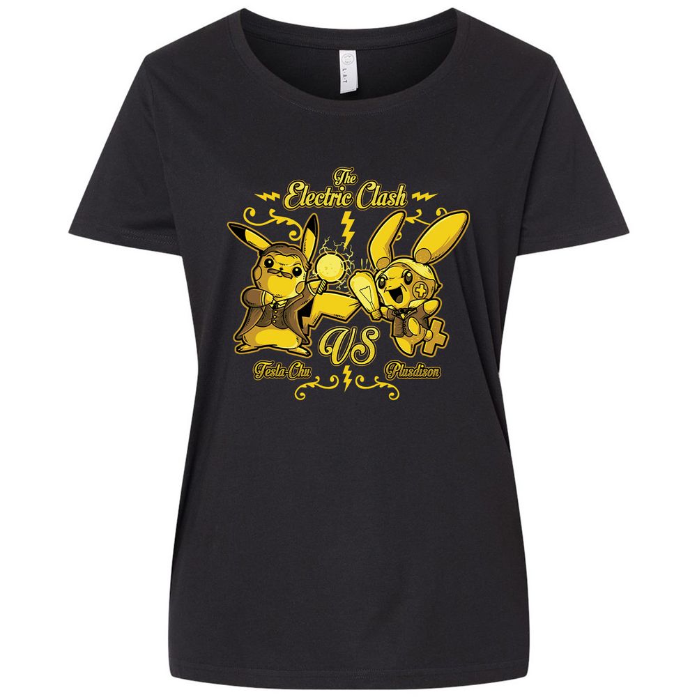 Ladies Curvy Jersey - DEJX1F2V - Blended Black - 1