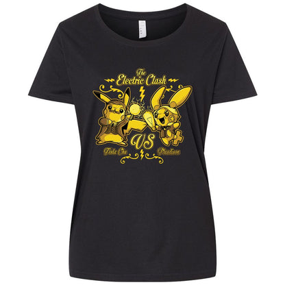 Ladies Curvy Jersey - DEJX1F2V - Blended Black - 1