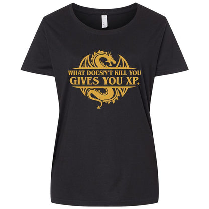 Ladies Curvy Jersey - JKXJ9TKL - Blended Black - 1