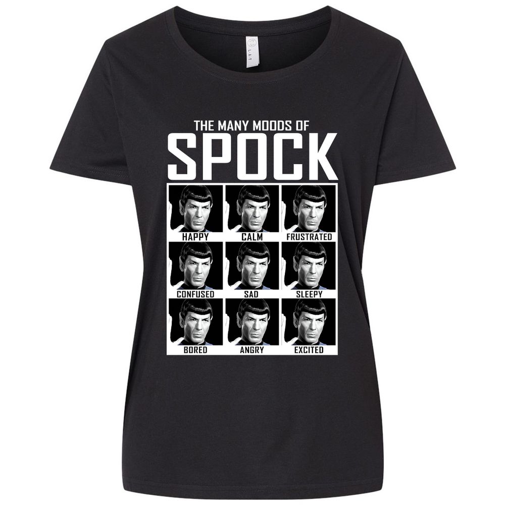 Ladies Curvy Jersey - AELQUUWZ - Blended Black - 1