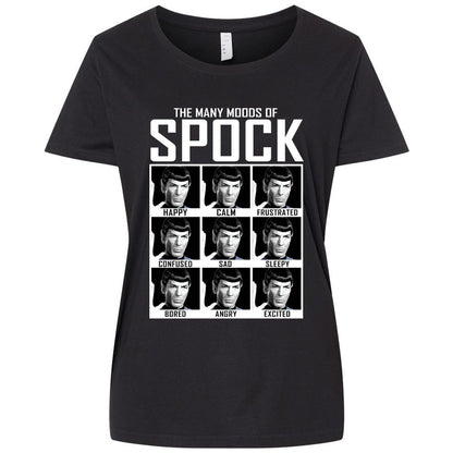 Ladies Curvy Jersey - AELQUUWZ - Blended Black - 1